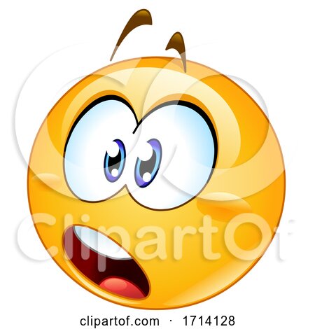 Yellow Emoji with a Shocked Expression by yayayoyo