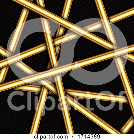 Abstract Background with Random Gold Bars Design by KJ Pargeter