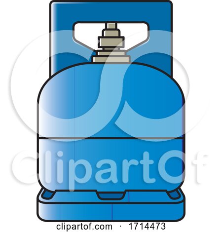 Blue Gas Cylinder by Lal Perera