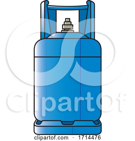 Blue Gas Cylinder by Lal Perera