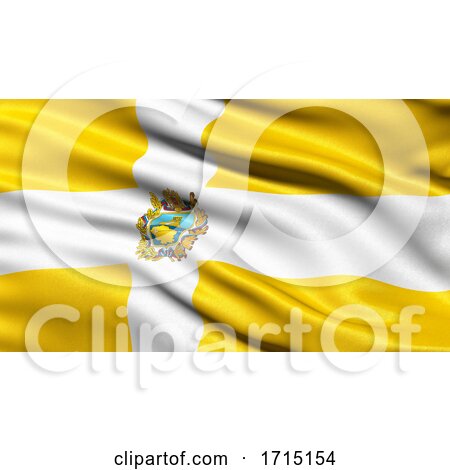 Flag of Stavropol Krai Waving in the Wind by stockillustrations