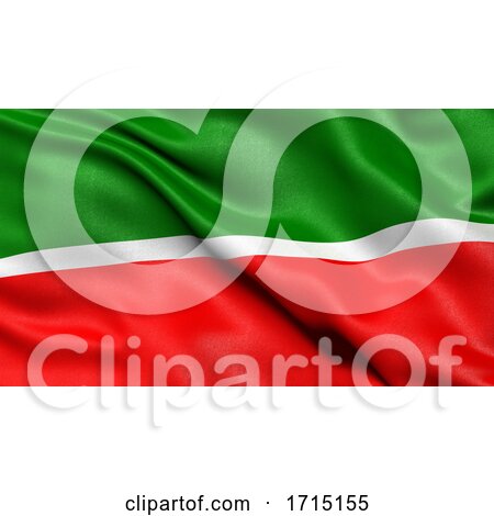 Flag of the Republic of Tatarstan Waving in the Wind by stockillustrations