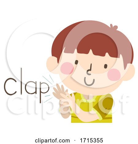 Kid Boy Sound Clap Illustration by BNP Design Studio