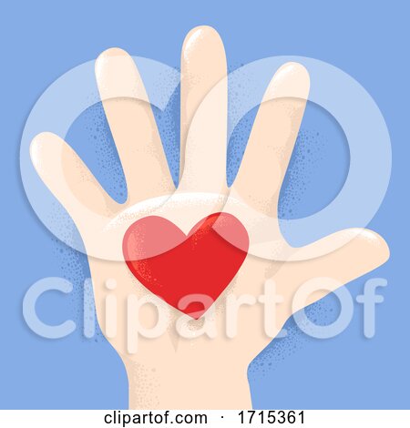 Hand Kid Heart Illustration by BNP Design Studio