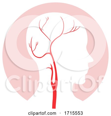 Silhouette Carotid Artery Illustration by BNP Design Studio