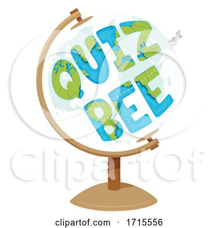 Globe Quiz Bee Social Studies Illustration by BNP Design Studio