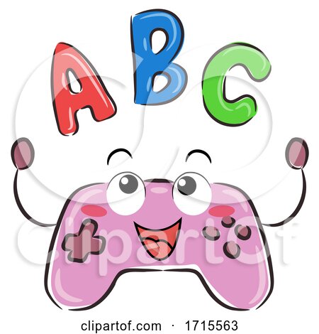 Mascot Video Game Controller ABC Illustration by BNP Design Studio