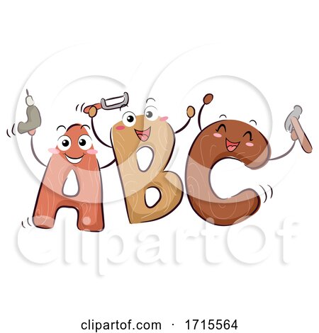 Mascot ABC Woodworking Illustration by BNP Design Studio