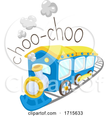 Train Onomatopoeia Sound Choo Choo Illustration by BNP Design Studio