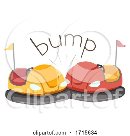 Bumper Car Onomatopoeia Sound Bump Illustration by BNP Design Studio