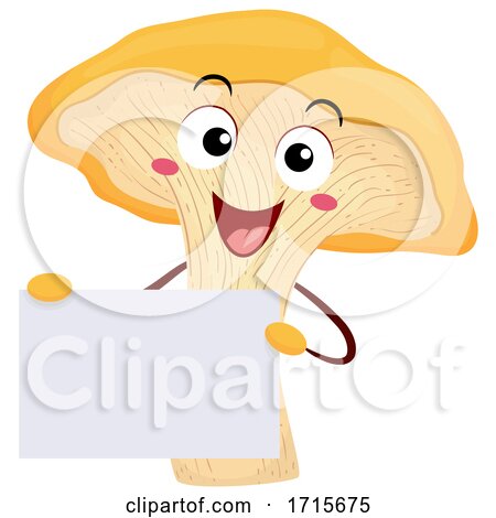 Mascot Chanterelle Board Illustration by BNP Design Studio