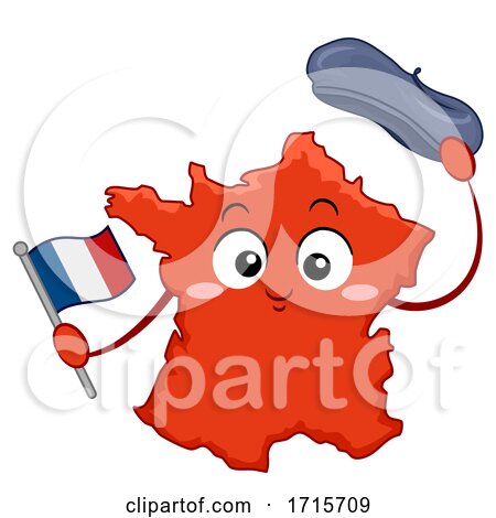 Mascot Country France Flag Illustration by BNP Design ...