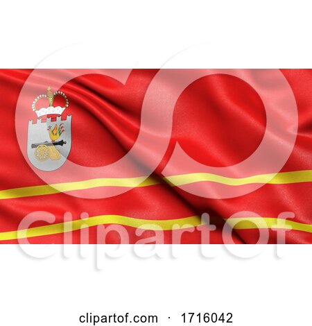Flag of Smolensk Oblast Waving in the Wind by stockillustrations