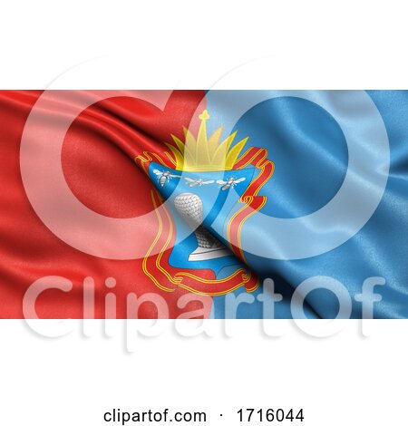 Flag of Tambov Oblast Waving in the Wind by stockillustrations