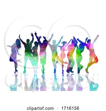 Party Crowd Background by KJ Pargeter