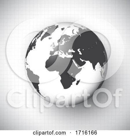 World Globe Background by KJ Pargeter