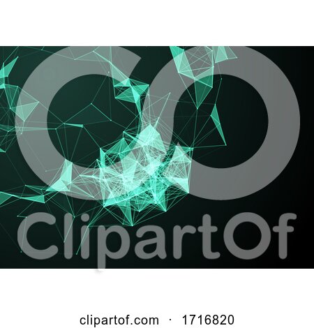 Abstract Network Connections Background by KJ Pargeter