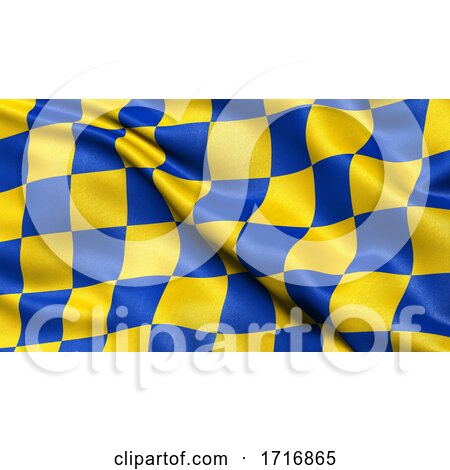Flag of Surrey Waving in the Wind by stockillustrations
