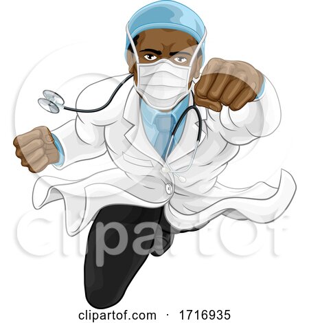 Doctor Super Hero Medical Concept by AtStockIllustration