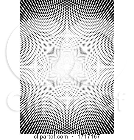 Black and White Halftone Pattern Background by dero