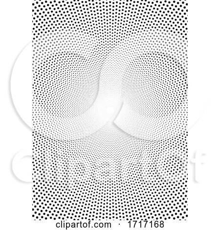 Black and White Halftone Pattern Background by dero