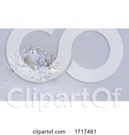 Water Splash Isolated on Blank Background by KJ Pargeter