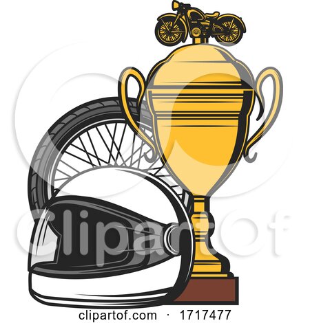 Motorcycle Racing Winner Trophy by Vector Tradition SM