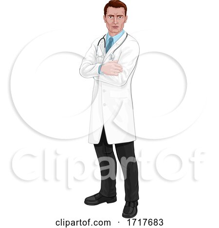 Doctor Medical Healthcare Professional Character by AtStockIllustration