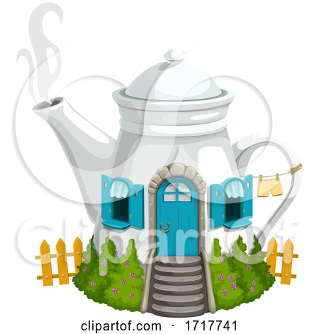 Tea Pot House by Vector Tradition SM