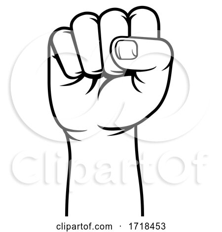 Fist Propaganda Protest Revolution Hand Raised up by AtStockIllustration