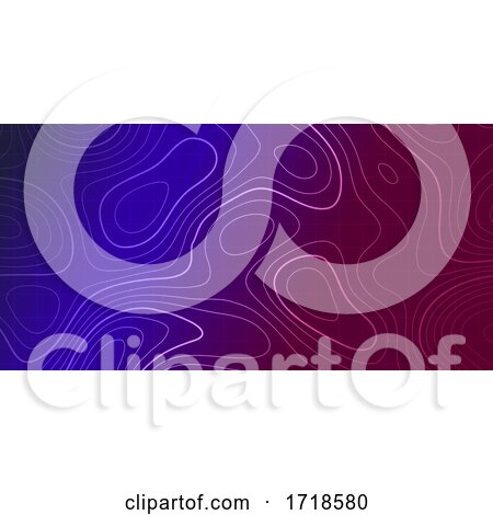 Topographic Map Banner Design by KJ Pargeter