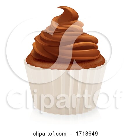 Cupcake Chocolate Fair Cake Frosting Cream Muffin by AtStockIllustration