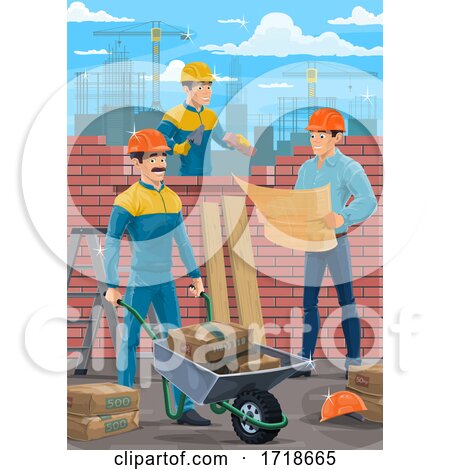 Construction Workers by Vector Tradition SM
