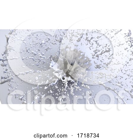 Water Splash Isolated on Blank Background by KJ Pargeter