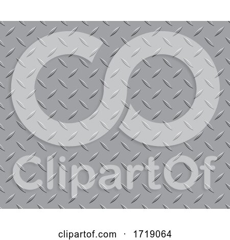Floor Pattern Metal Steel Background Texture by AtStockIllustration
