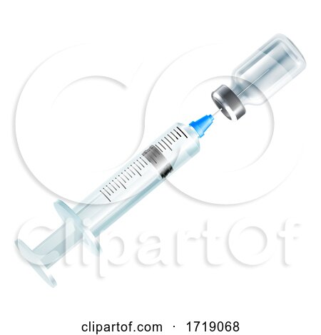 Syringe Injection Ans Medical Vial Medicine Bottle by AtStockIllustration
