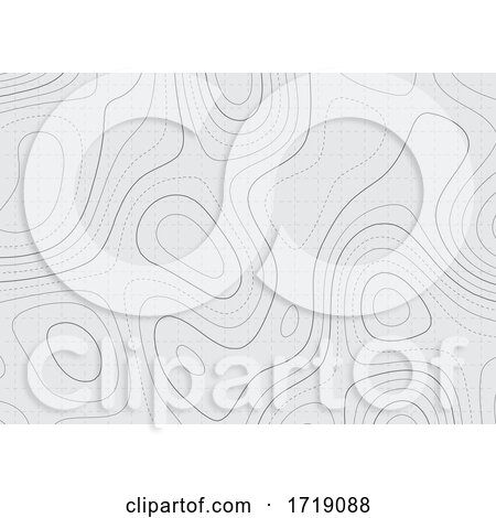 Abstract Map Background with Topography Design by KJ Pargeter