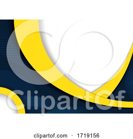 Abstract White Blue and Yellow Background by dero