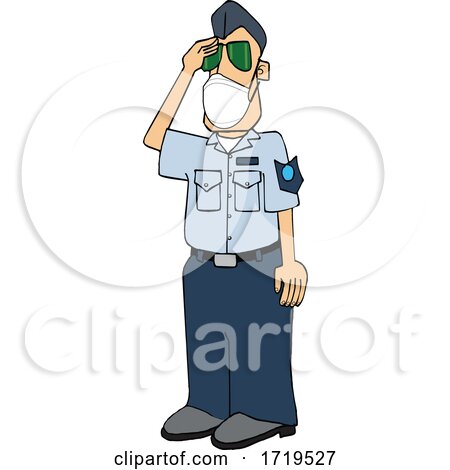 Patient Getting Shot In the Butt by a Nurse with a Syringe Clipart  Illustration by djart #5515