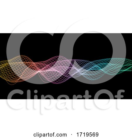 Abstract Sound Waves Design Background by KJ Pargeter