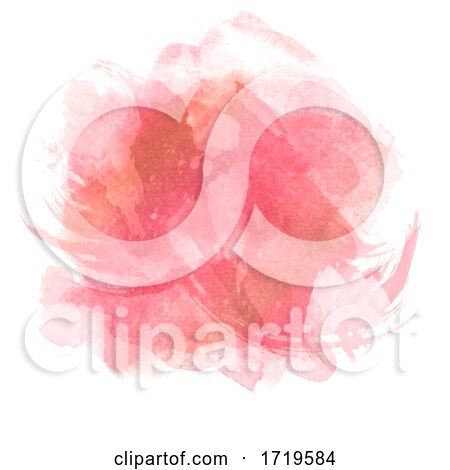 Pink Watercolour Splatter Design Background by KJ Pargeter