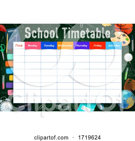 School Timetable by Vector Tradition SM