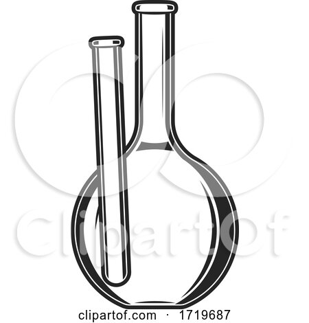 Science Test Tube and Flask by Vector Tradition SM