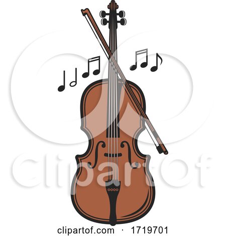 Violin and Music Notes by Vector Tradition SM