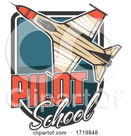 Pilot School Plane Design by Vector Tradition SM