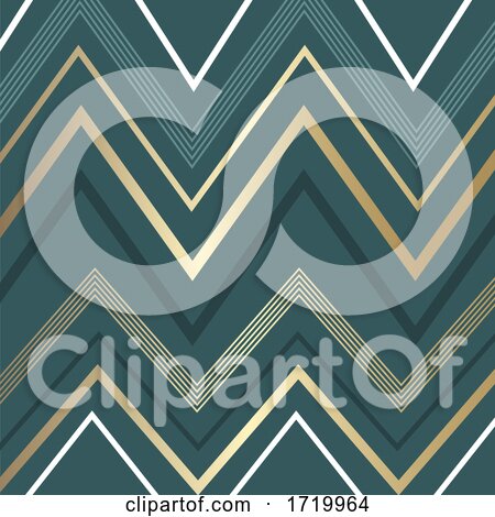 Abstract Background with Zig Zag Pattern by KJ Pargeter
