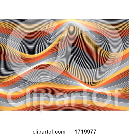 Abstract Background of Flowing Lines by KJ Pargeter
