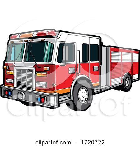 Fire Engine by Vector Tradition SM