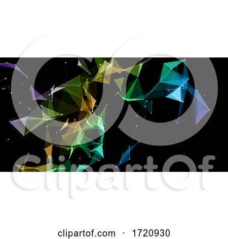 Abstract Background with a Colourful Network Communications Design by KJ Pargeter