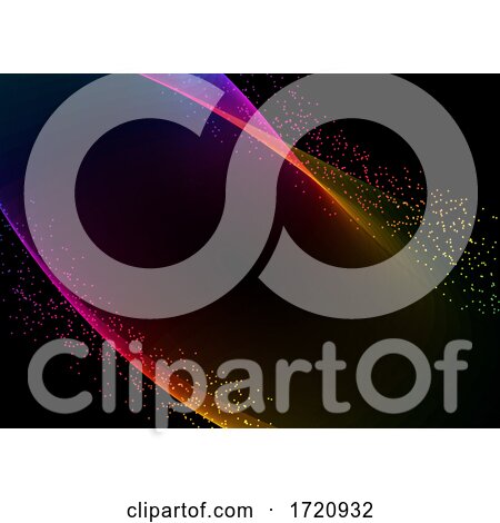 Abstract Rainbow Flow Background by KJ Pargeter